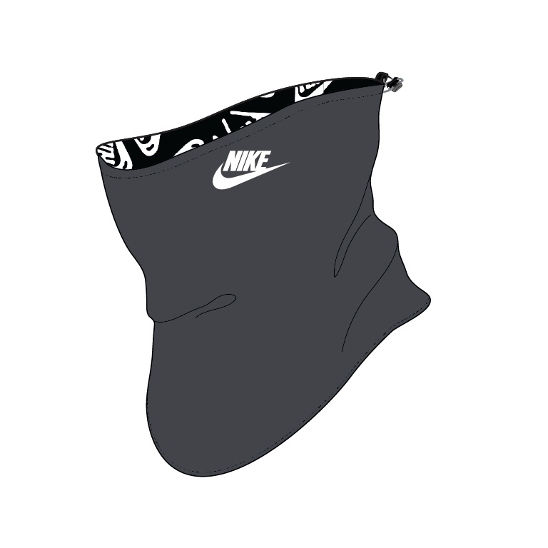 Nike Multifunktionstuch (Halswärmer) Neckwarmer 2.0 Reversible anthrazitgrau/schwarz - 1 Stück